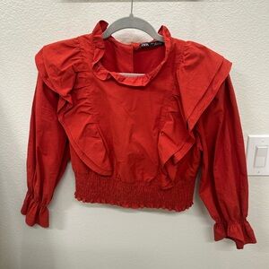 Zara Orange top